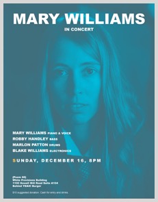 mary williams in concert piano